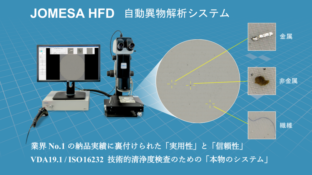光学顕微鏡型異物自動解析装置　HFD